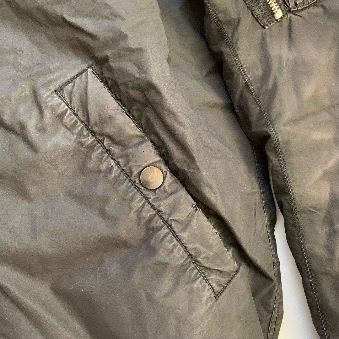 リックオウエンス Rick Owens フーテッドボンバージャケット　ブラック