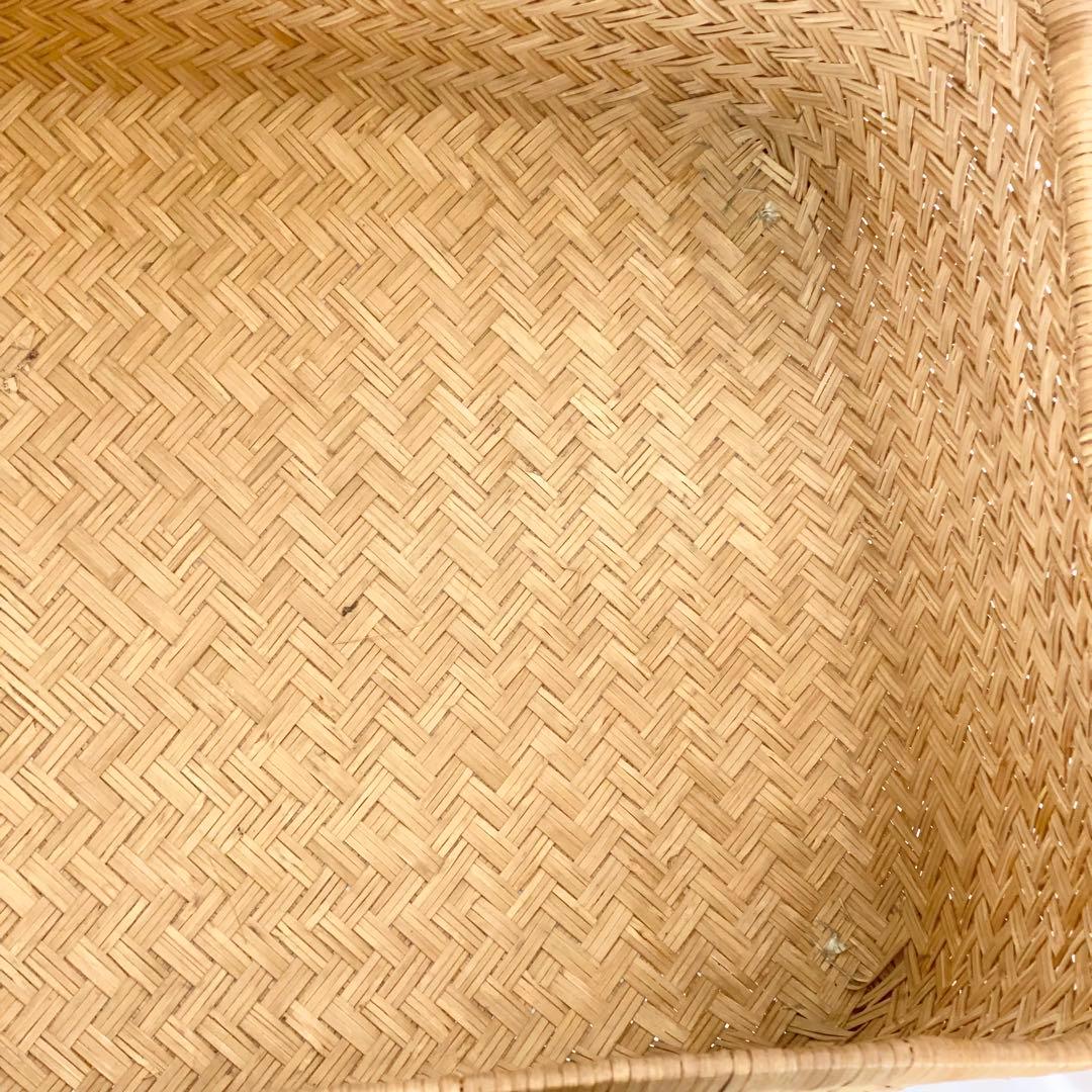 竹行李 竹籠 柳行李 大籠 収納籠 古民具 レトロ