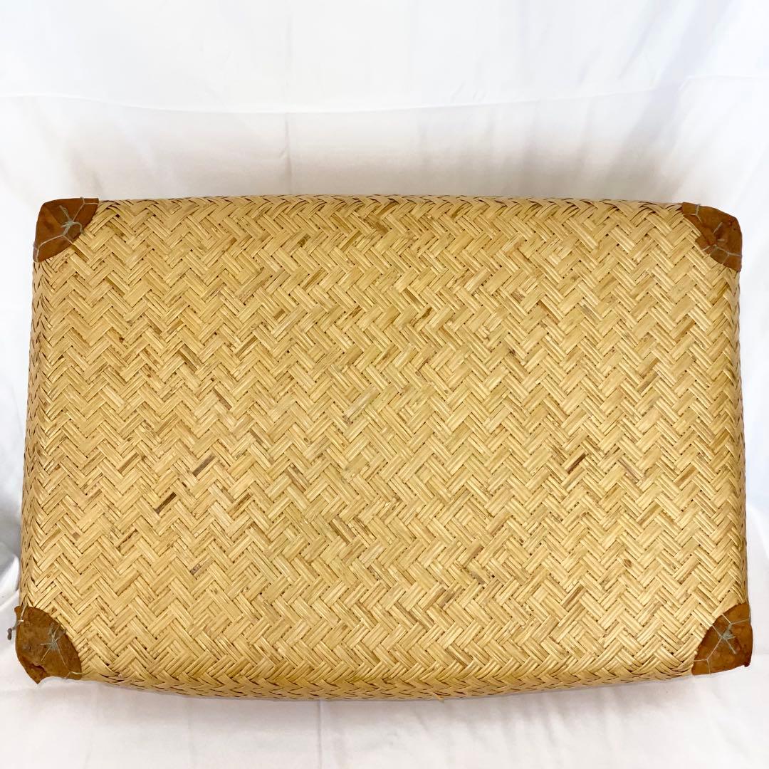 竹行李 竹籠 柳行李 大籠 収納籠 古民具 レトロ
