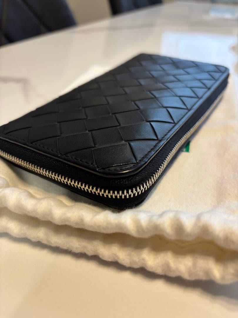 ボッテガヴェネタ 長財布 イントレチャート ブラック