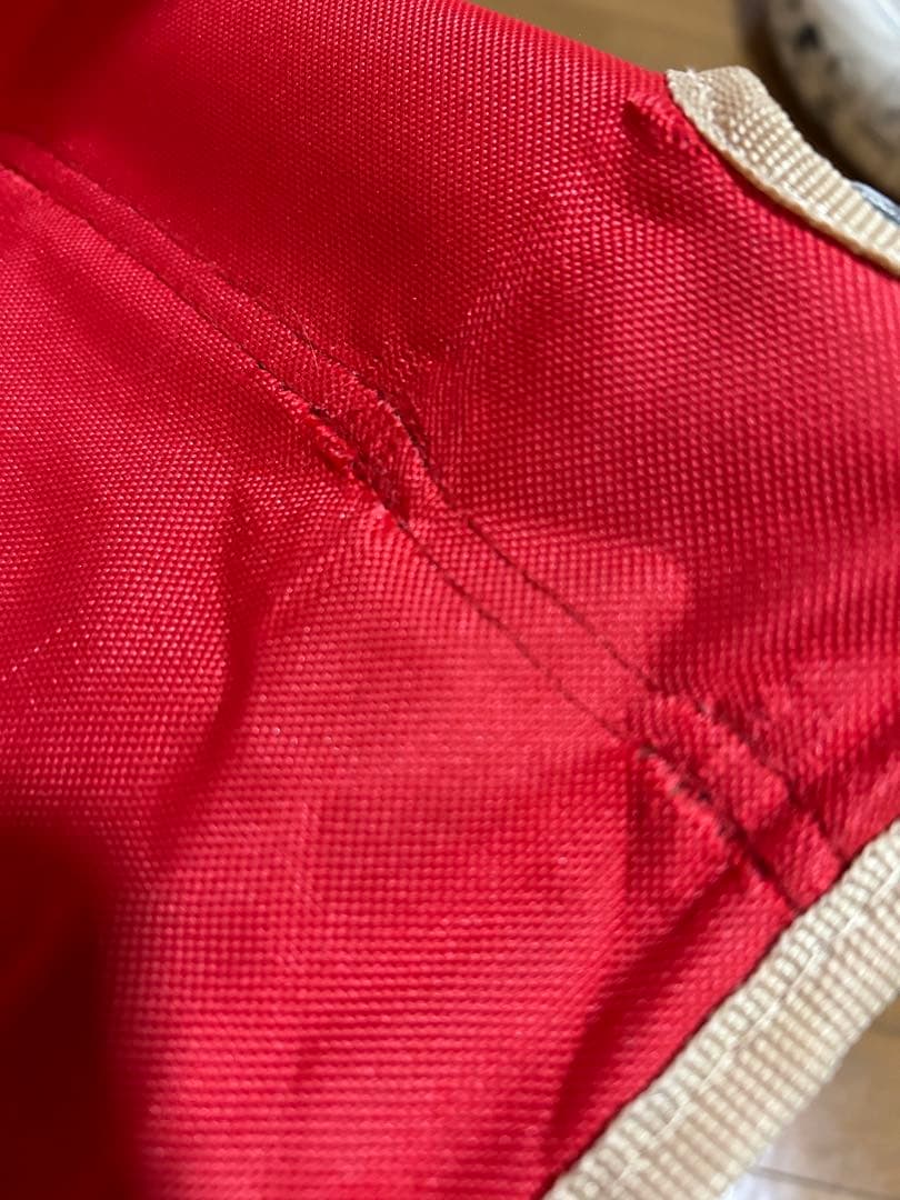 2脚セット　コールマン　チェア 赤　レイチェア　ハイバック　3段階