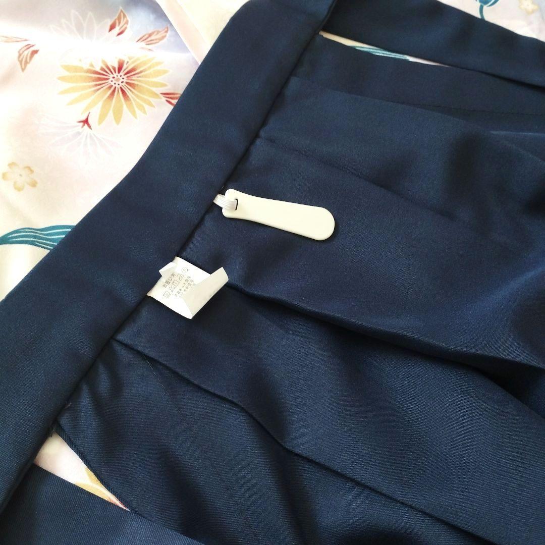 袴　卒業式　小学生　百合　ブルー　花柄　小学校　ユリ　ゆり　青　着物　フォーマル