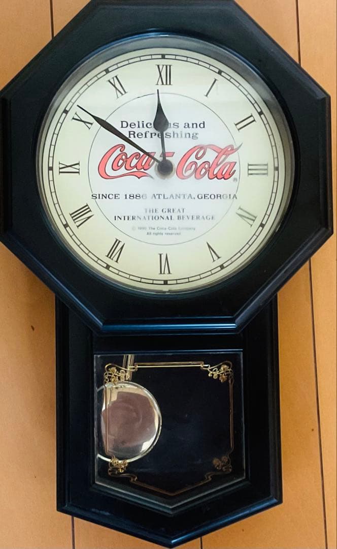 Coca-Cola 八角形掛時計