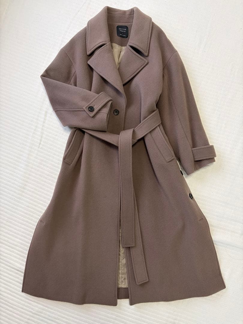 ユナイテッドトウキョウ サイドスリット ビックカラーコート S