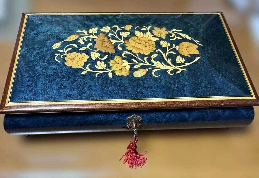 REUGE リュージュ Edelweiss 大型 ジュエリーボックス