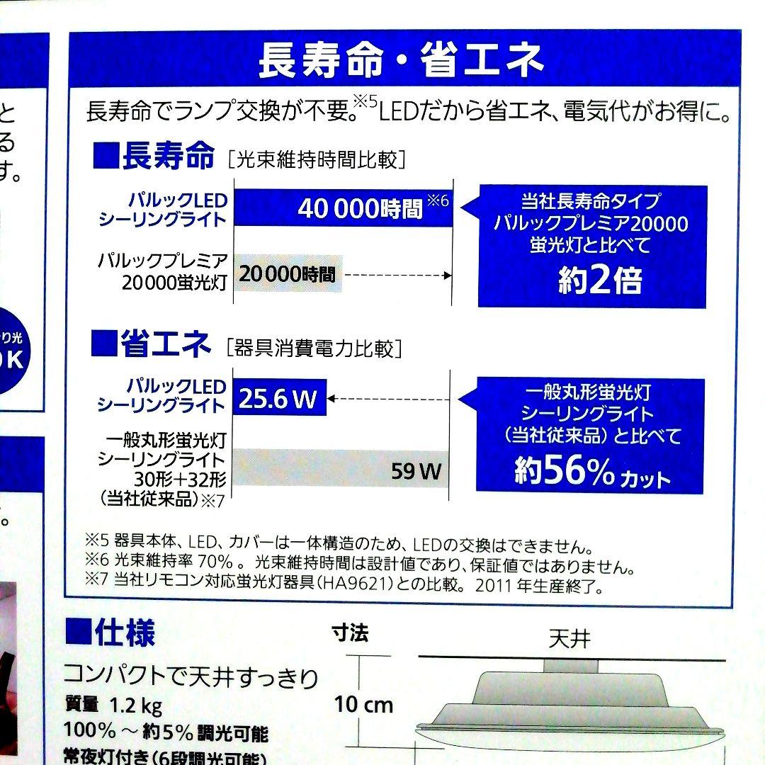 [新品・未開封品]Panasonic LEDシーリングライト LE-RC06D2
