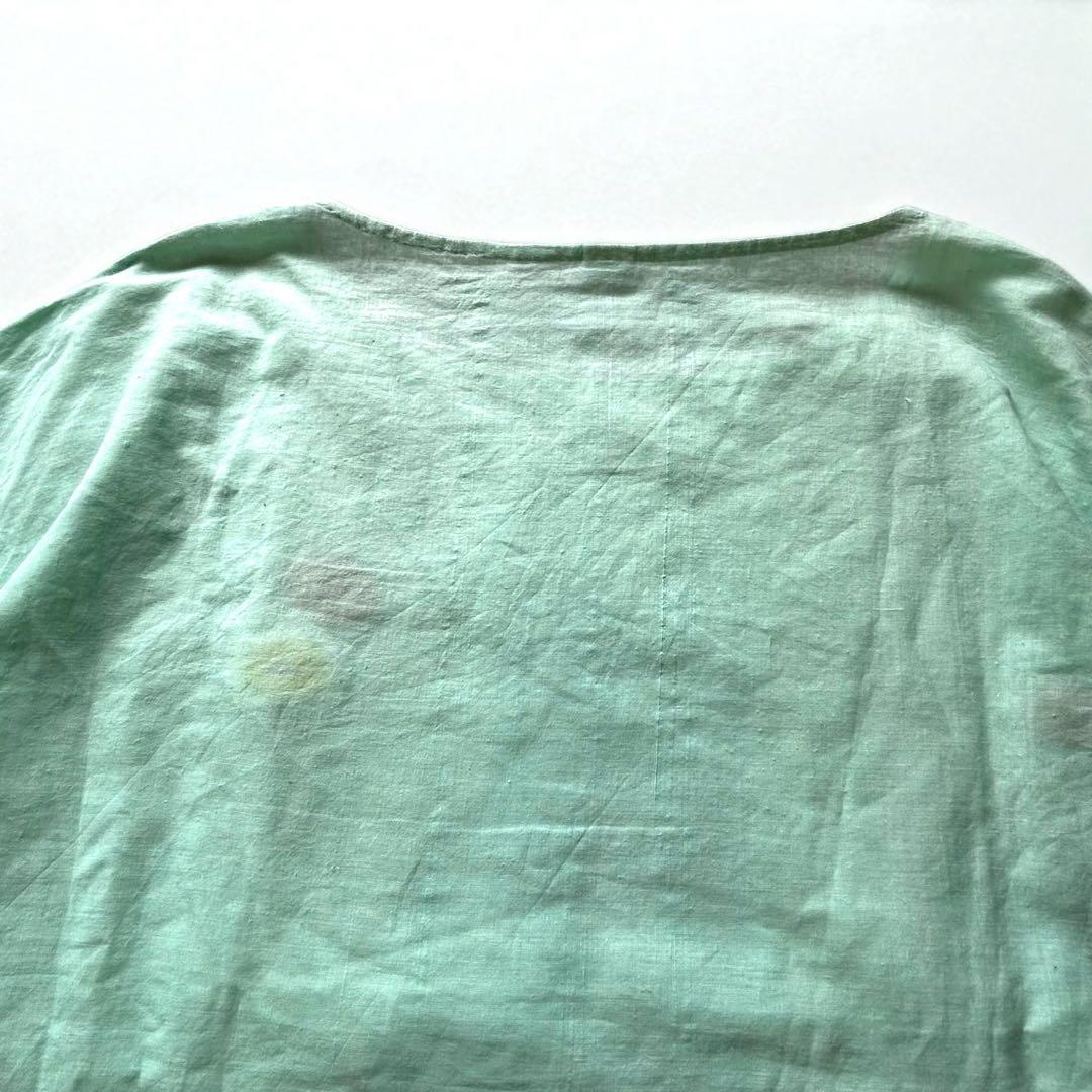 【希少美品】45R 歳時記　上巳　ブラウス　プルオーバー　刺繍　ビーズ　現行