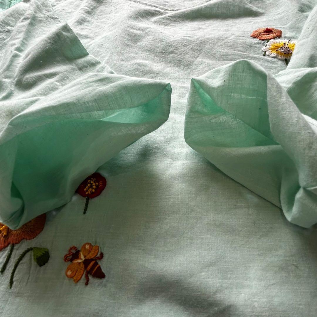 【希少美品】45R 歳時記　上巳　ブラウス　プルオーバー　刺繍　ビーズ　現行