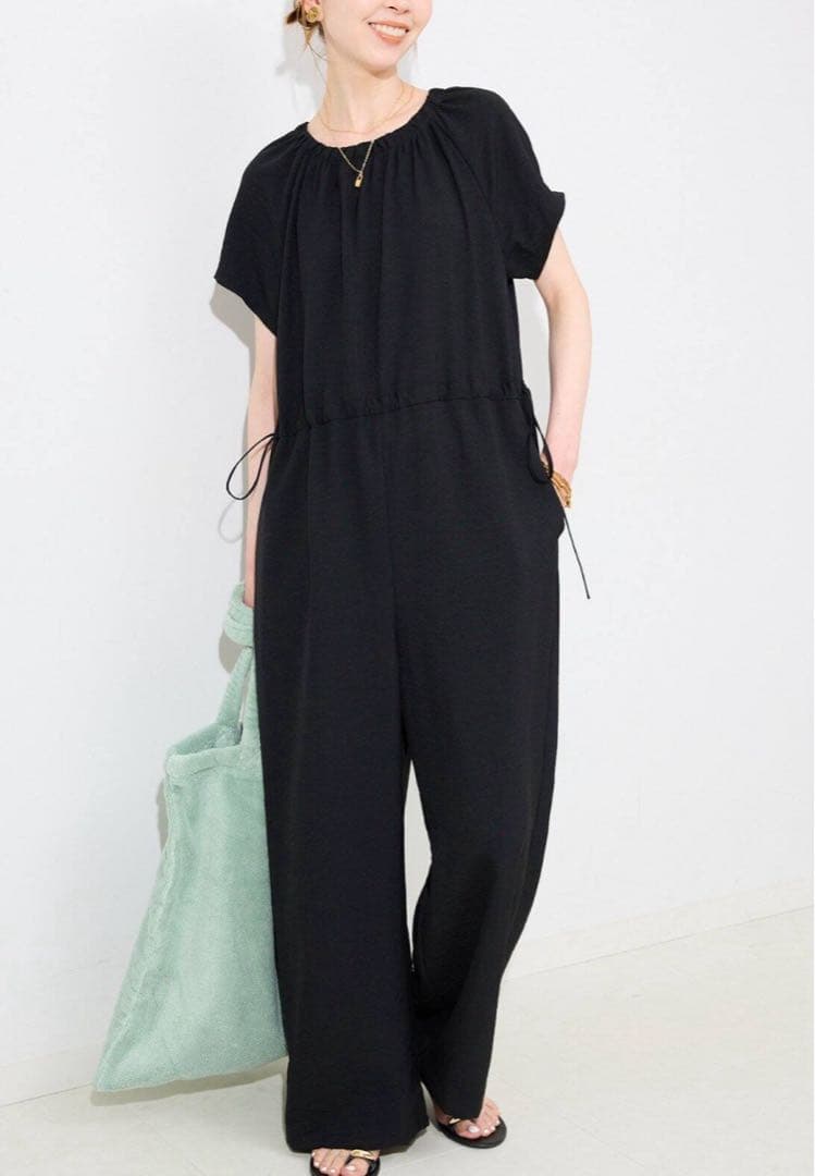 スローブイエナ ドロストギャザーオールインワン