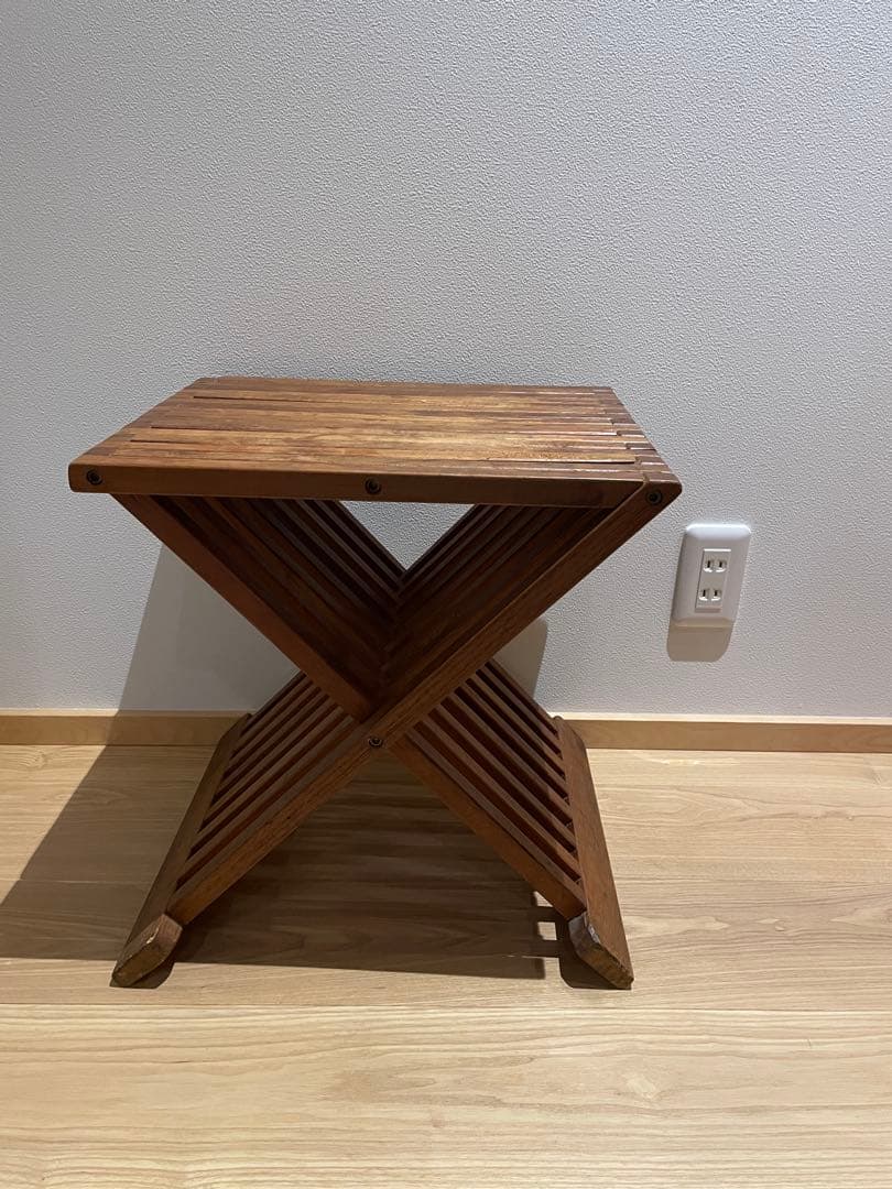 バリ島の木製ラック　棚　インテリア　バリティストウッドラック