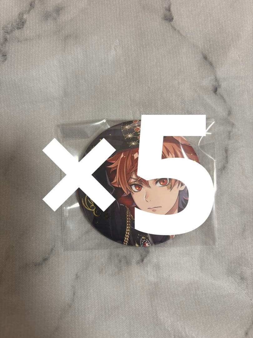 エース・トラッポラ ブレイジングジュエル ブレジュ 缶バッジ ツイステ