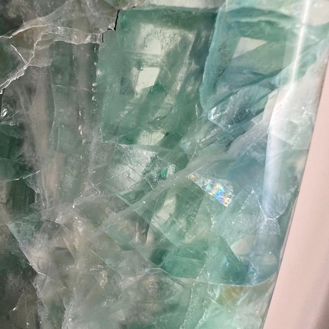 （fluorite6）レア フローライト 大きなフルーツ皿お椀お皿ボウル