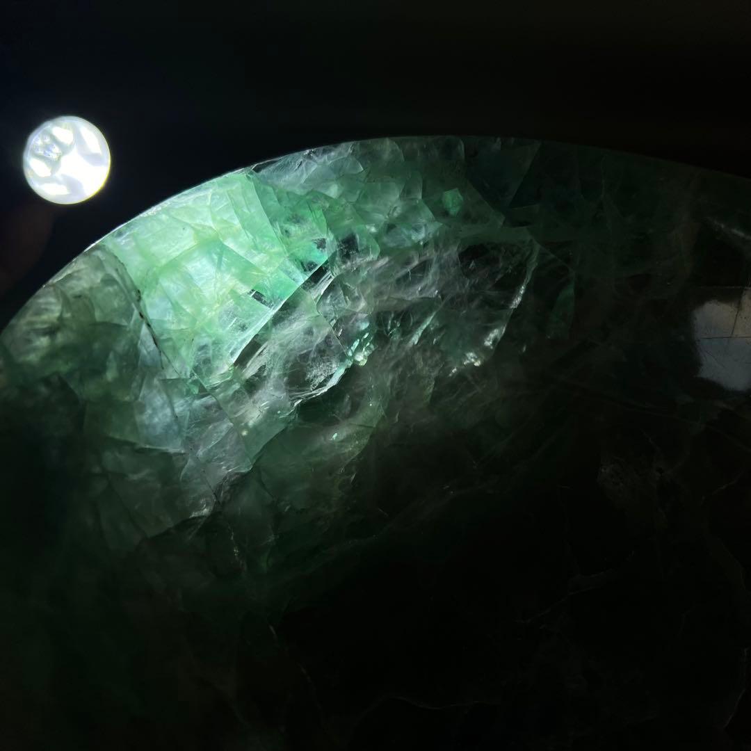 （fluorite6）レア フローライト 大きなフルーツ皿お椀お皿ボウル