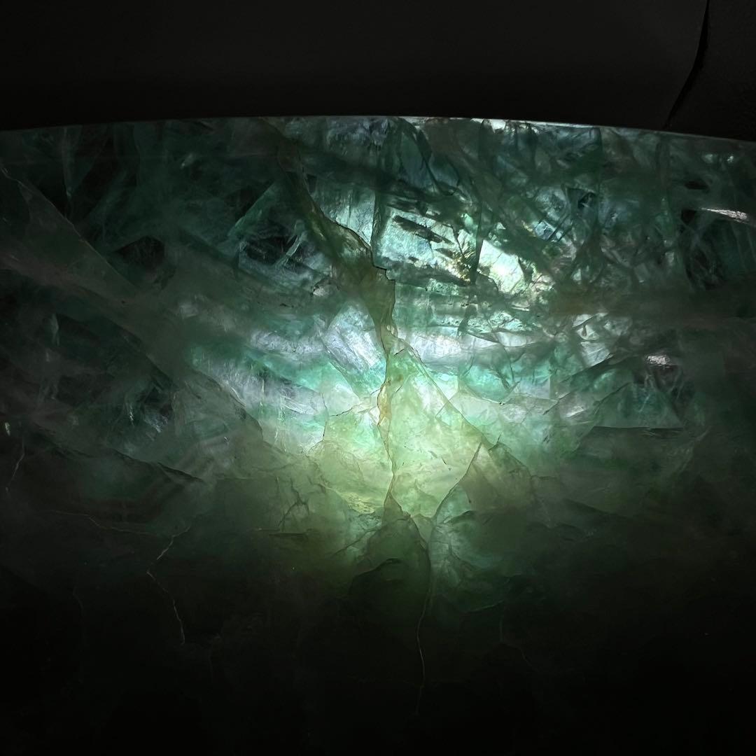 （fluorite6）レア フローライト 大きなフルーツ皿お椀お皿ボウル