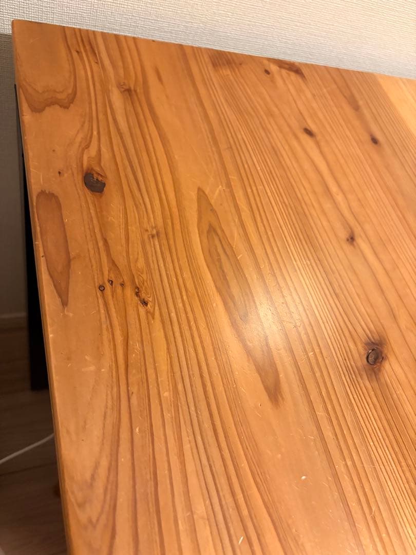 値下げ　KANADEMONO THE TABLE /杉無垢材/100×65