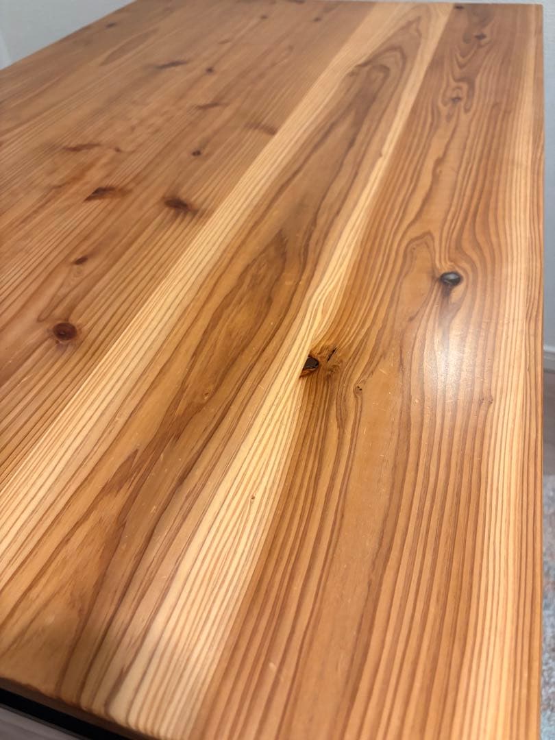 値下げ　KANADEMONO THE TABLE /杉無垢材/100×65