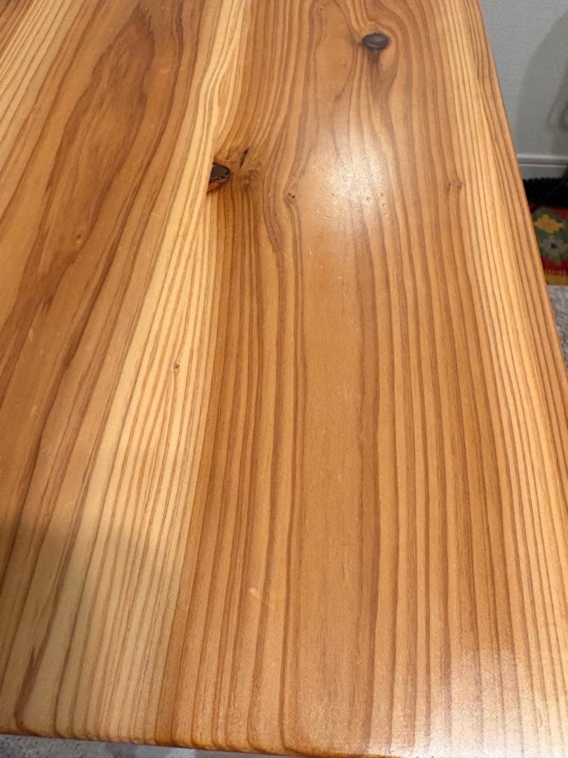 値下げ　KANADEMONO THE TABLE /杉無垢材/100×65