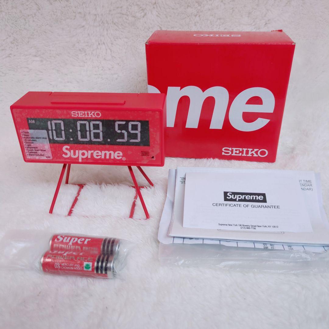 Supreme × Seiko Marathon Clock 置き時計