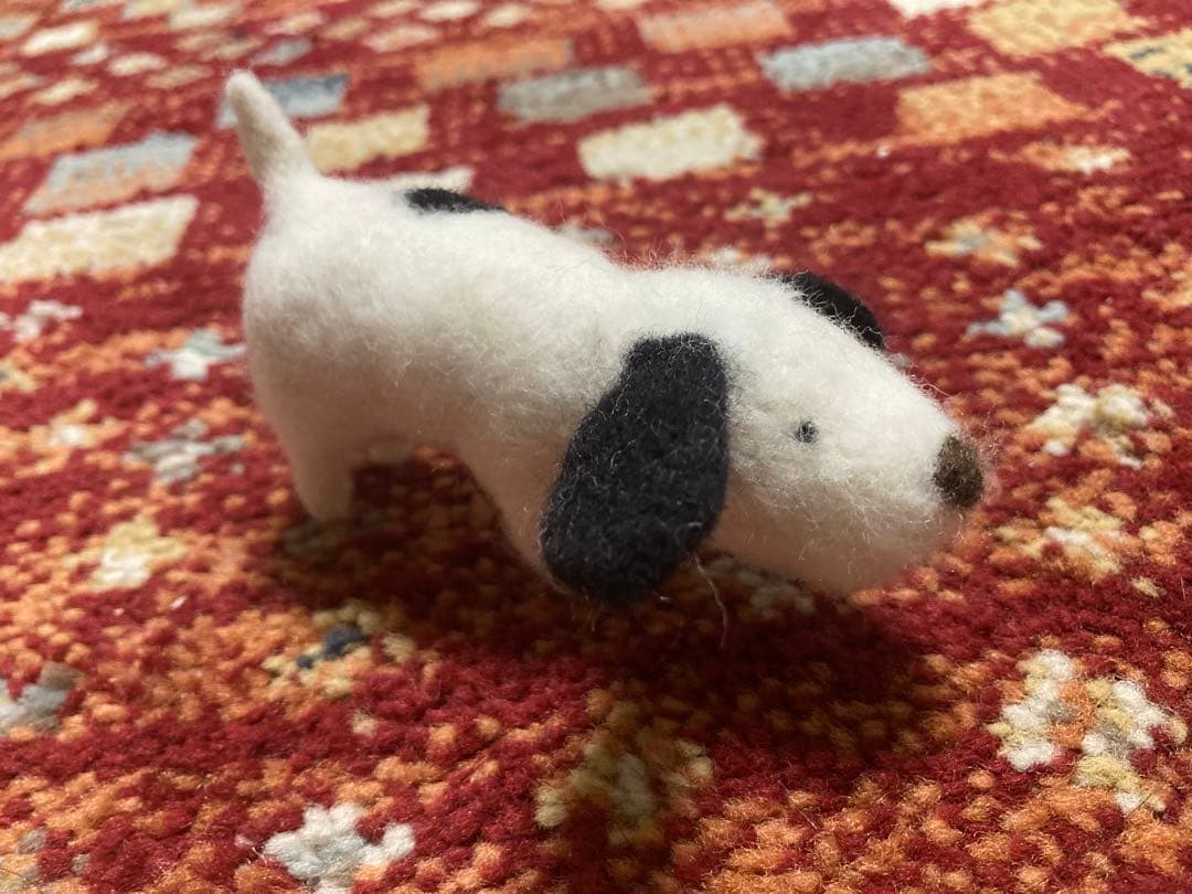 いぬ　羊毛フェルト