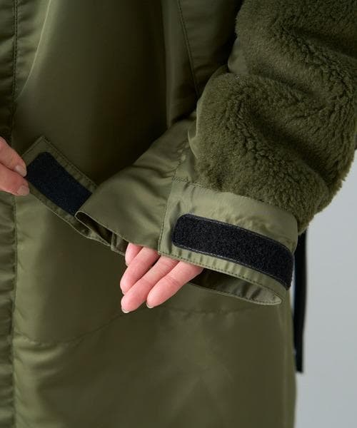 美品 etsinta エシンタ モンスター中綿オーバーコート M