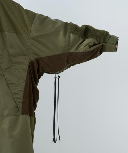 美品 etsinta エシンタ モンスター中綿オーバーコート M