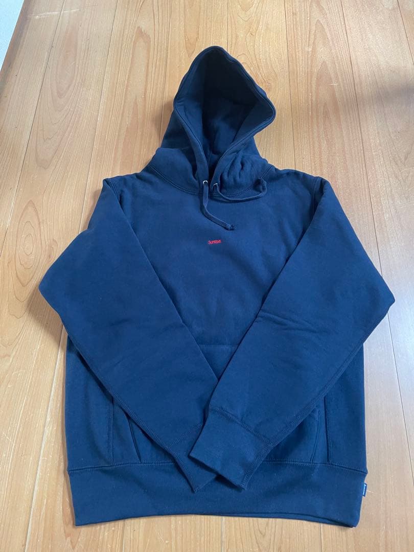 未使用 Supreme Micro Logo Hooded Sweatshirt