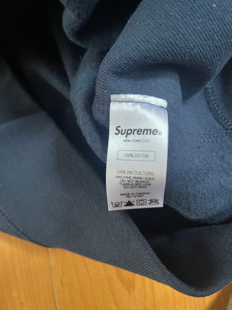 未使用 Supreme Micro Logo Hooded Sweatshirt