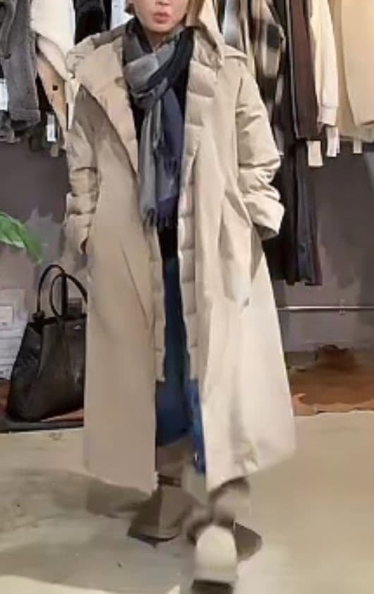 まーセブンフェアリーSeven fairy ロングダウントレンチコート