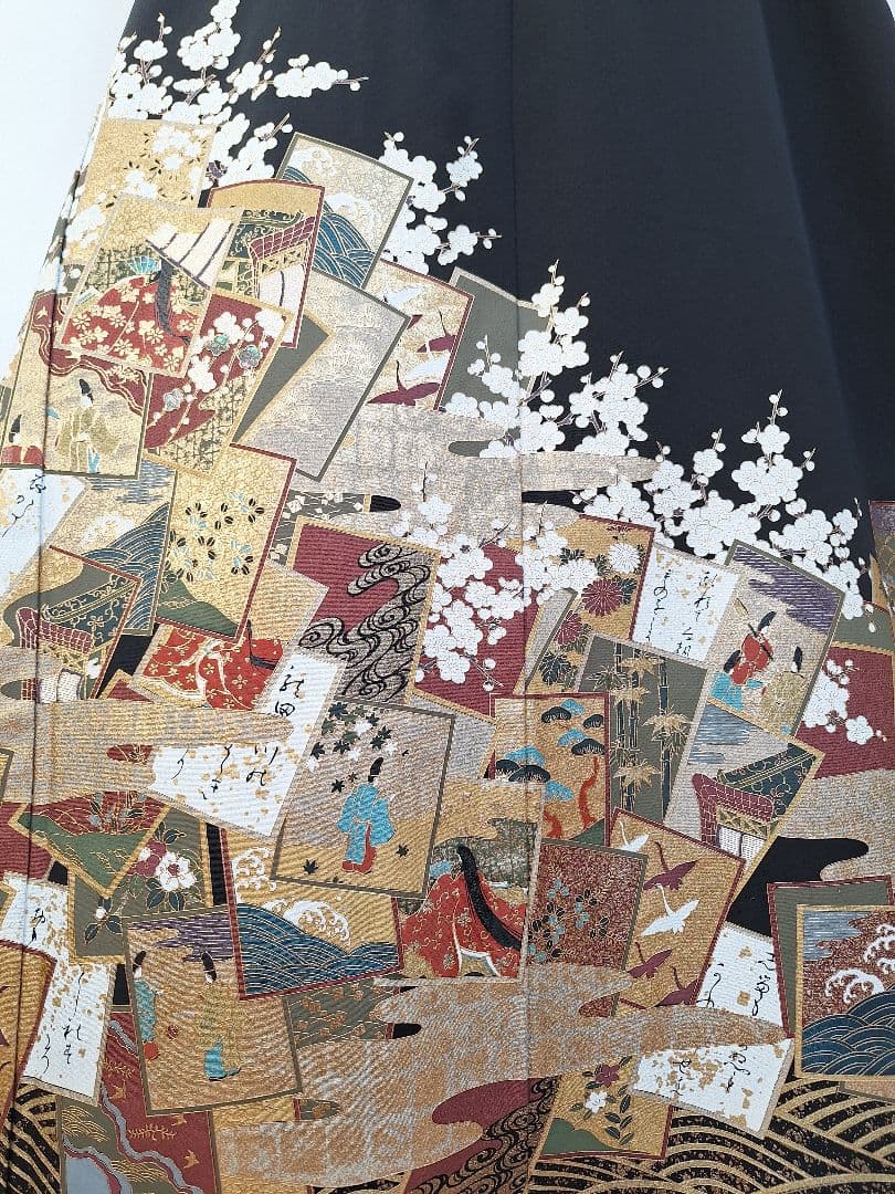 着物リメイクワンピース3649