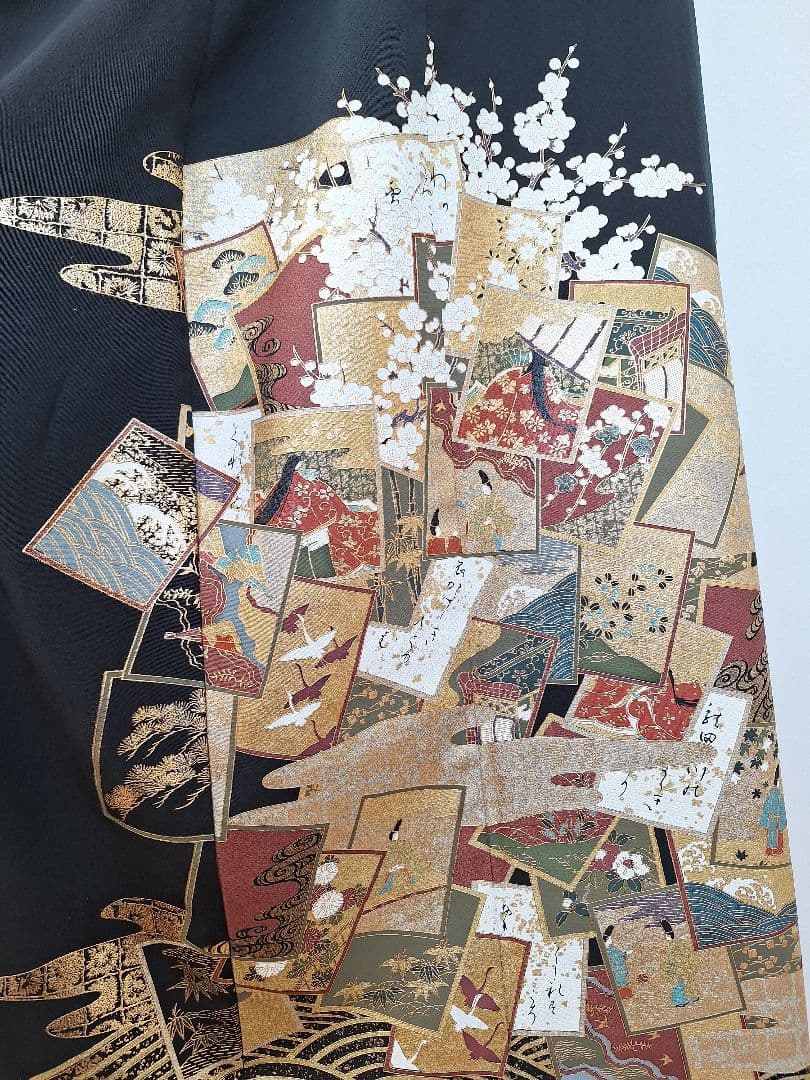 着物リメイクワンピース3649