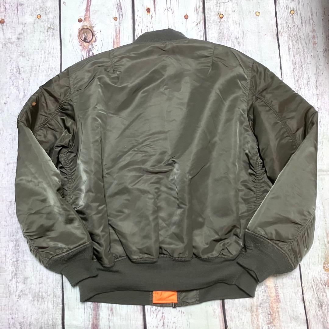 【千 】ALPHA INDUSTRIES MA-1 フライトジャケット Ｌ