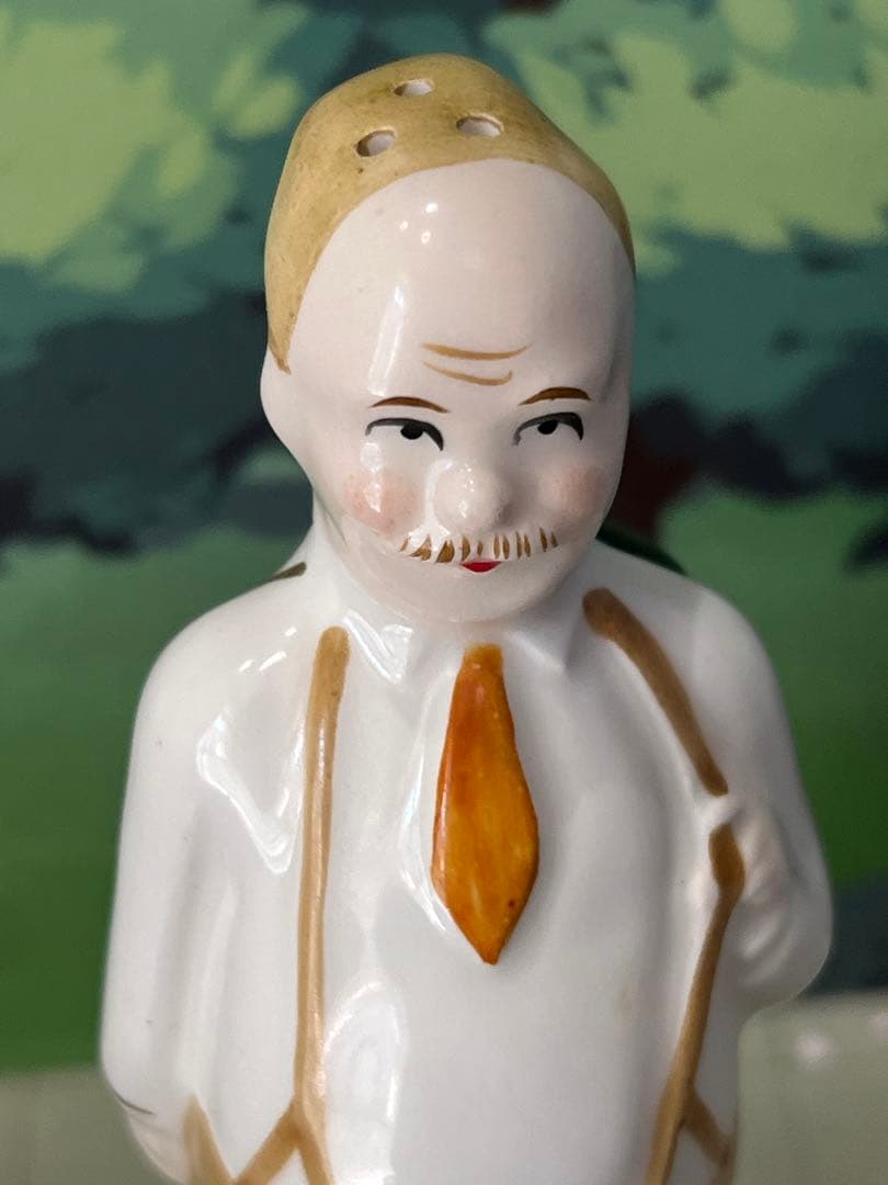 花嫁花婿陶器人形　老夫婦　ウエディングボード飾り