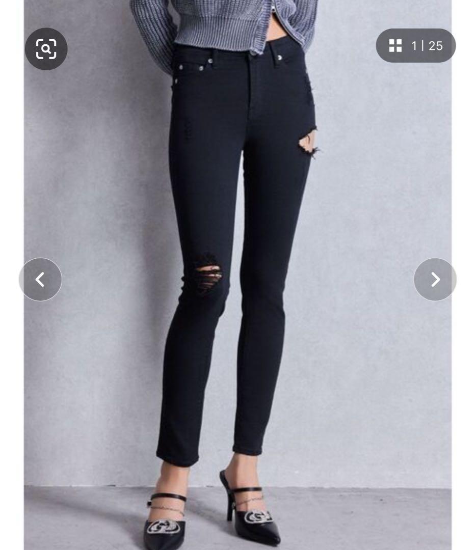 GYDA スキニーパンツブラックXS