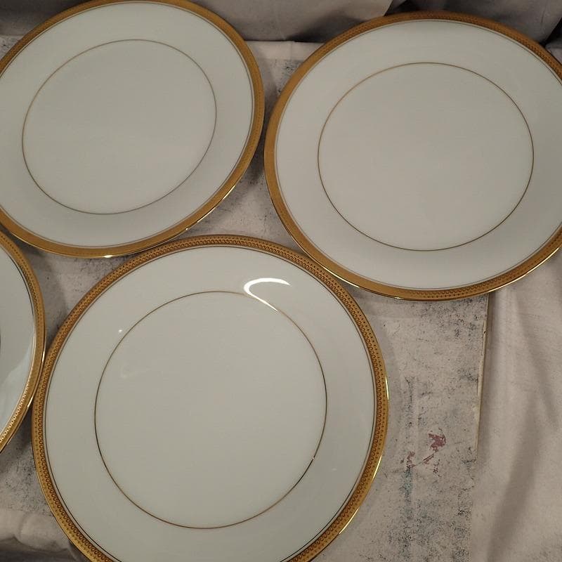 RU-6439　ノリタケ バルモラル　金彩大皿　27cm×5客 2026021
