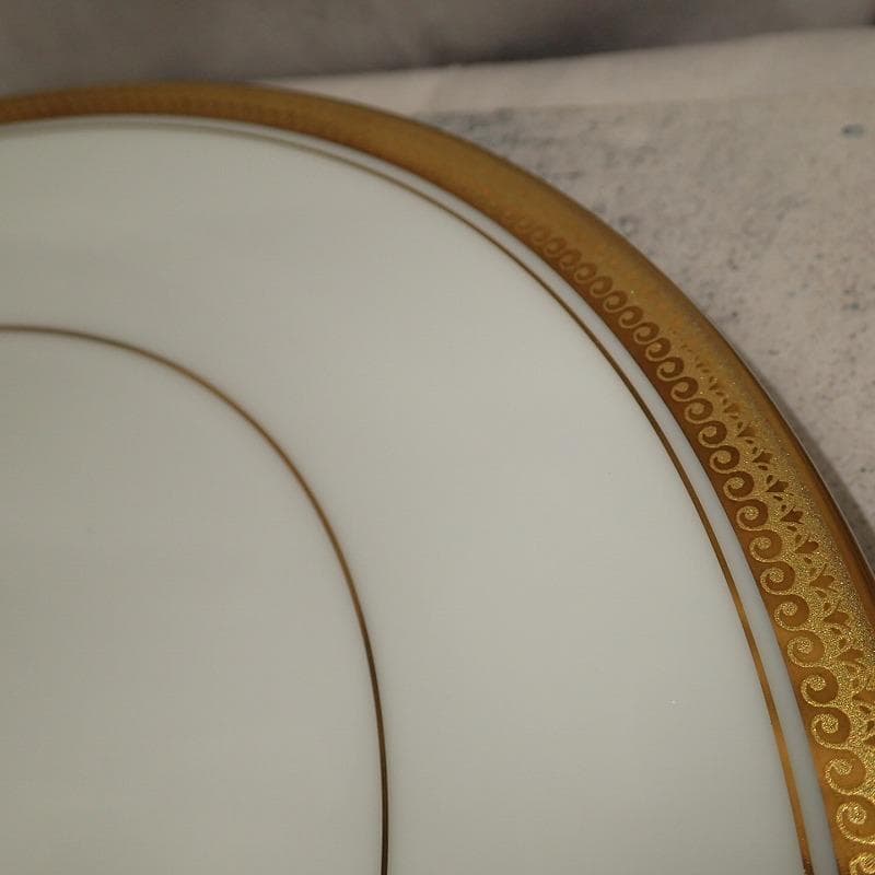 RU-6439　ノリタケ バルモラル　金彩大皿　27cm×5客 2026021