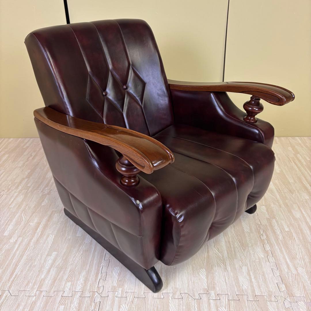 １人掛けソファ　程度良好　ミッドセンチュリー　ヴィンテージ　レトロ　アームチェア