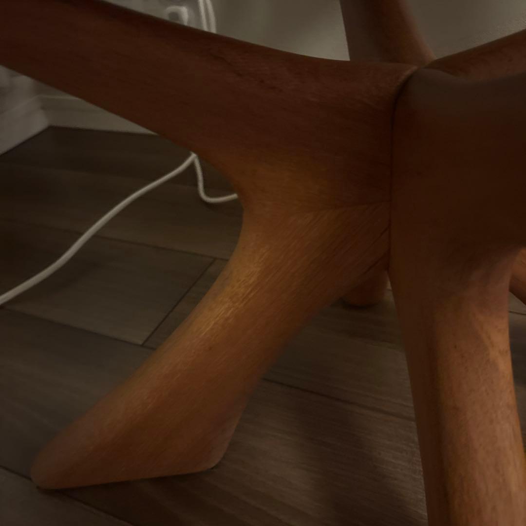 Illum Wikkelso 北欧デンマーク家具　ガラステーブル/楕円形❣️