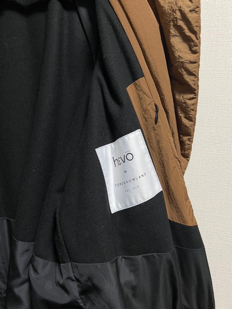 【美品】Hevo×TOMORROWLAND BRINDISIベルテッドコート50