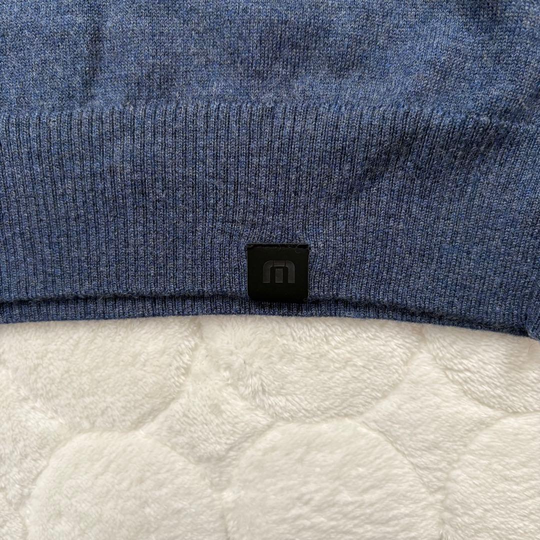 キャロウェイ トラヴィスマシュー バイカラー長袖ニット ネイビー/ブルー M