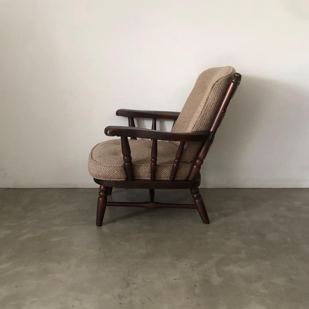 レトロ　アンティーク　ヴィンテージ　古家具　古道具　古民家　キツツキ　ソファ