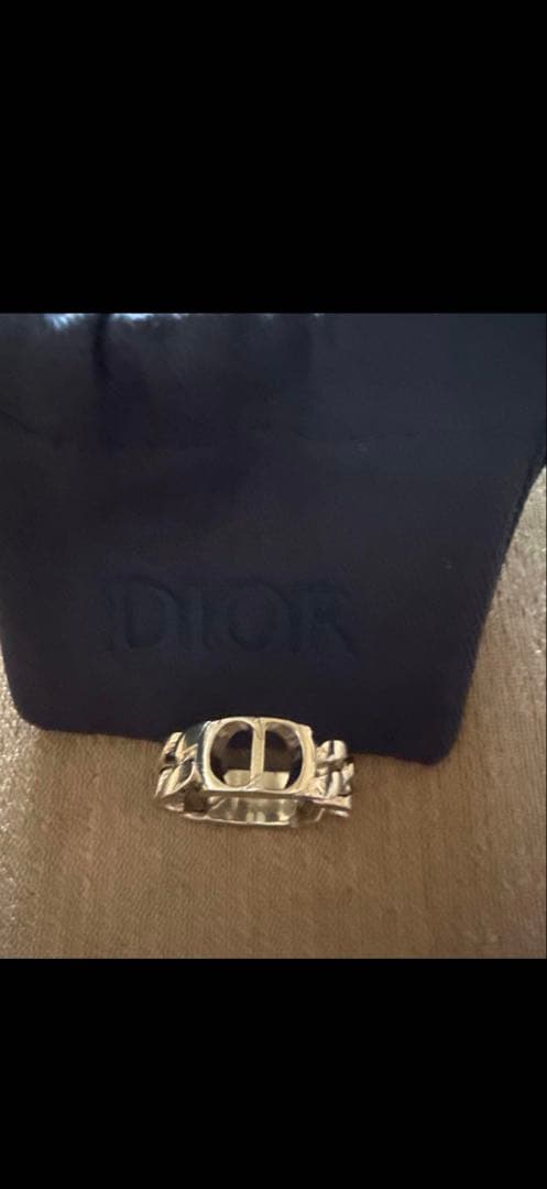 Dior CD Icon チェーンリンク リング Mサイズ
