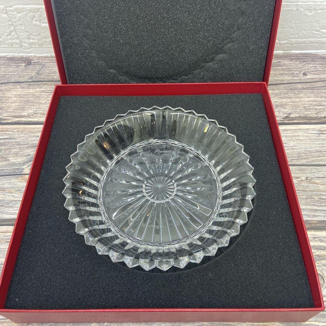 【未使用】Baccarat バカラ ミルニュイ プレート19.5ｃｍ 　深皿