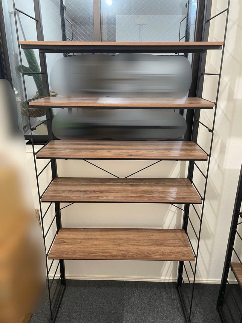 ニトリ nポルダ ラック棚 ブラウン 80