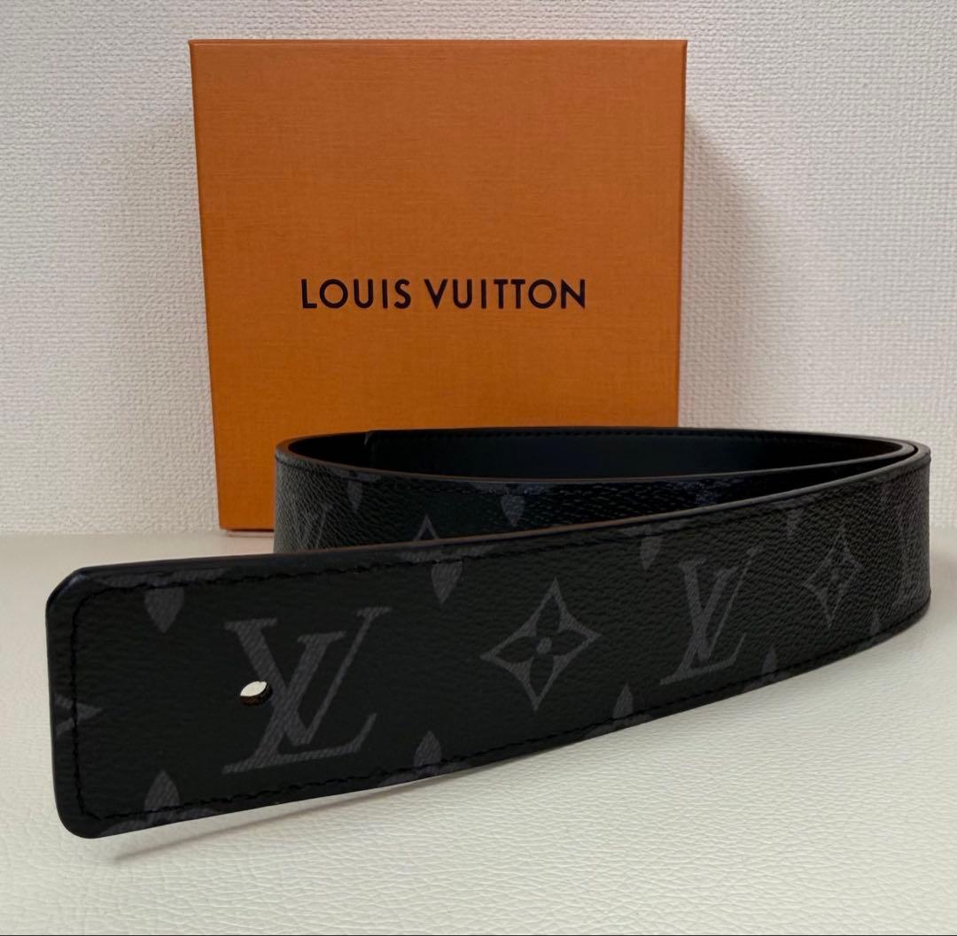 (くみっきー)LOUIS VUITTON ブラック ベルト バックル無し
