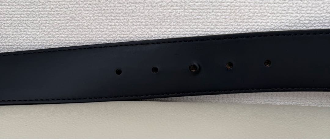 (くみっきー)LOUIS VUITTON ブラック ベルト バックル無し