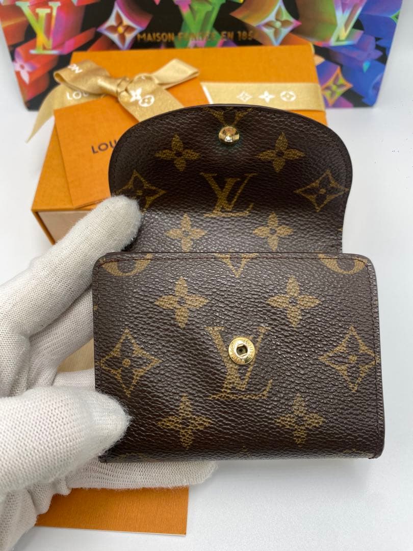 希少 ルイヴィトンモノグラムポルトフォイユ エレーヌ 三つ折り財布 コンパクト