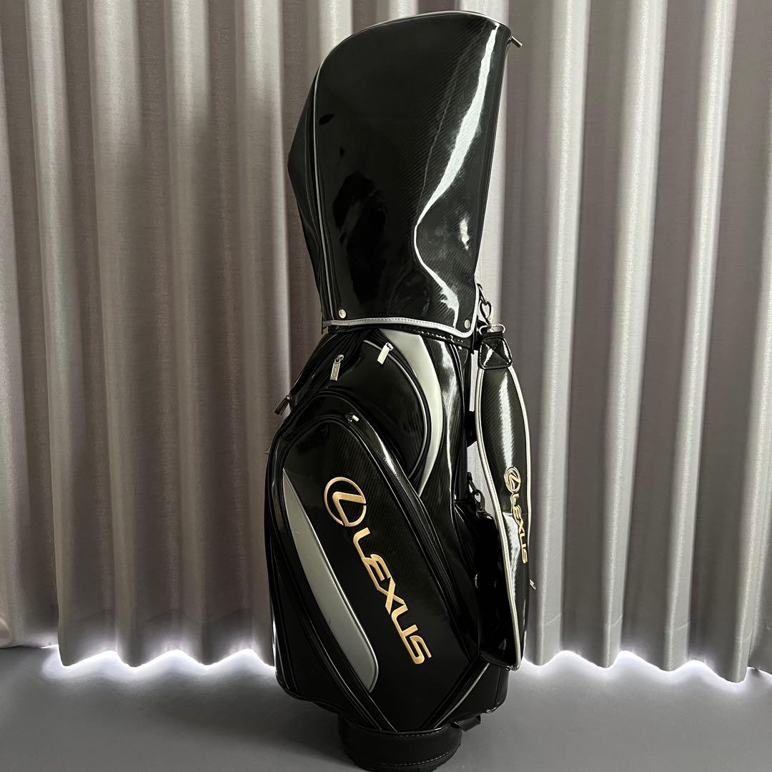LEXUS レクサス　公式　キャディバッグ ブラック　黒　ゴルフ　GOLF 自立