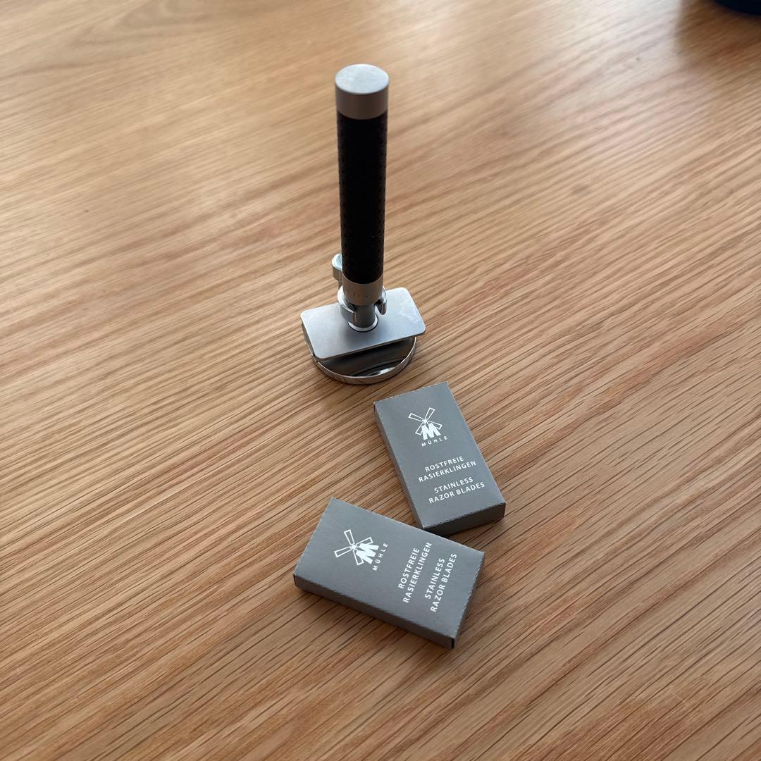 ミューレ ROCCA 両刃カミソリ MUHLE 替え刃付き