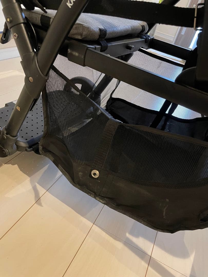 コロ⭐︎KATOJI ベビーカー グレー 二人乗り　2-Seater