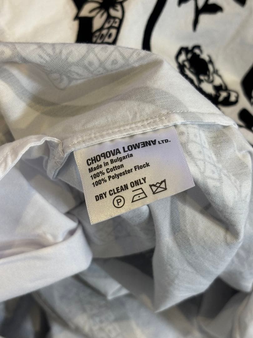 chopova lowena白黒花柄ワンピース チョポヴァ